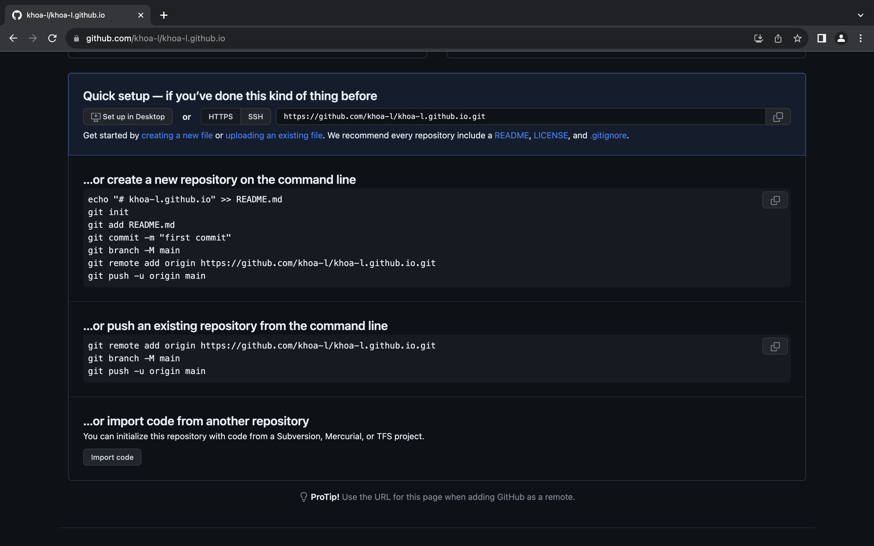 Lab 26 - Remote Repositories